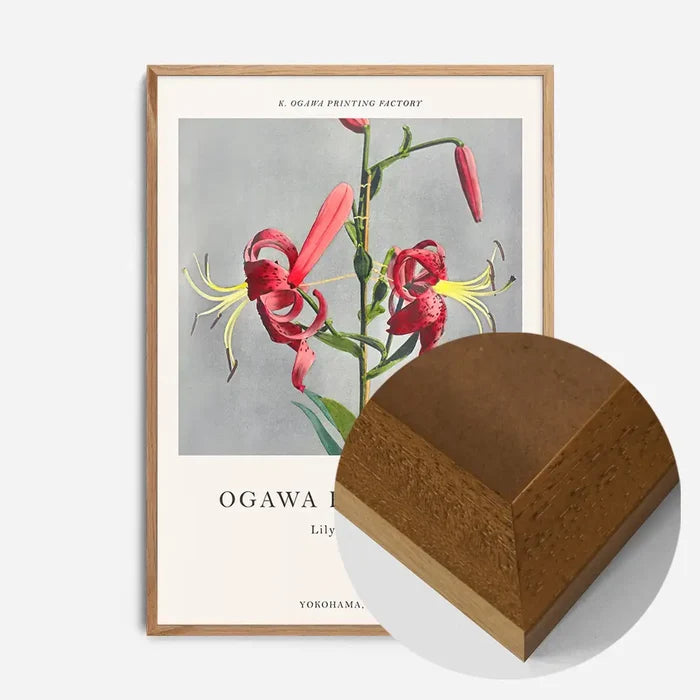21x30cm | 8¼ x 11¾in / Oak Wood Frame