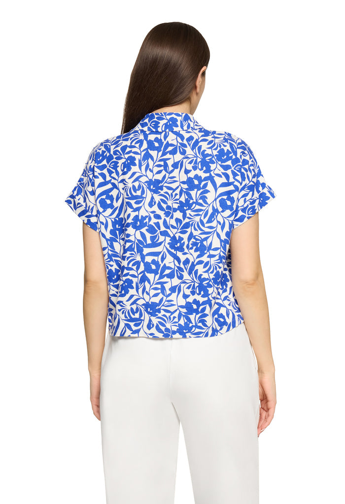 Linen Mix Floral Shirt