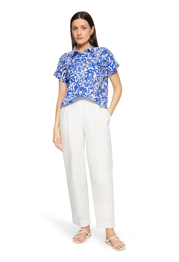 Linen Mix Floral Shirt