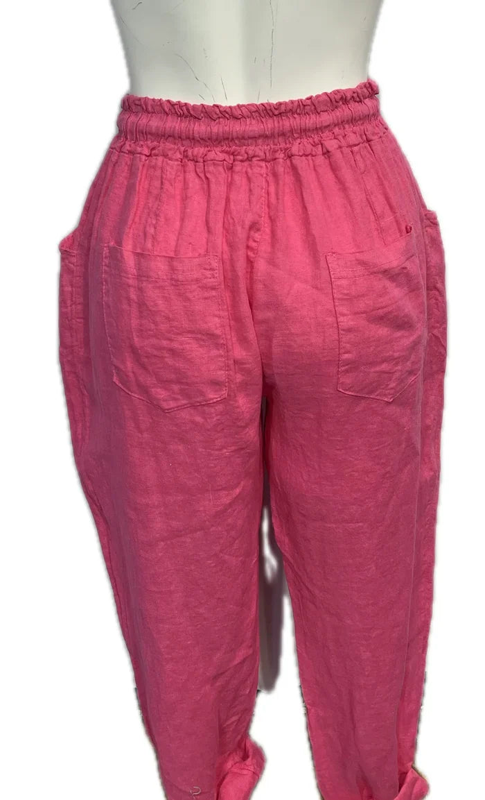 Linen Stretch Pants