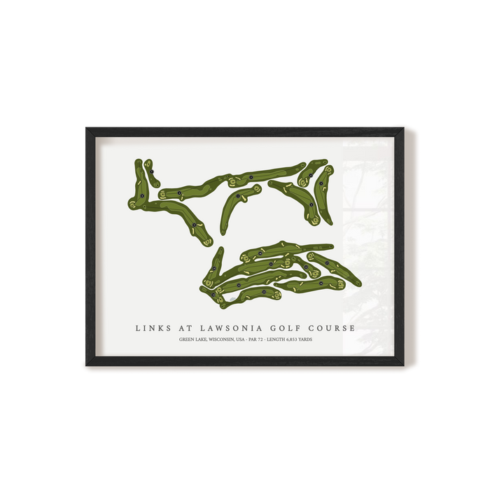 Links at Lawsonia Golf Course | Golf Course Print | Black+Frame