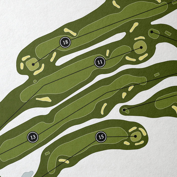 Links at Lawsonia Golf Course | Golf Course Print | Close+Up