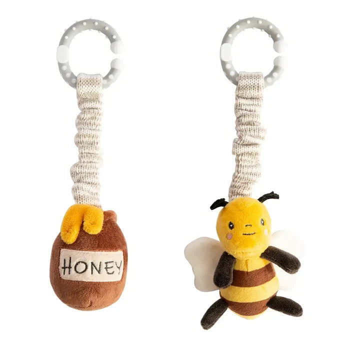Living Textiles Bee & Honey Pot Stroller Toy