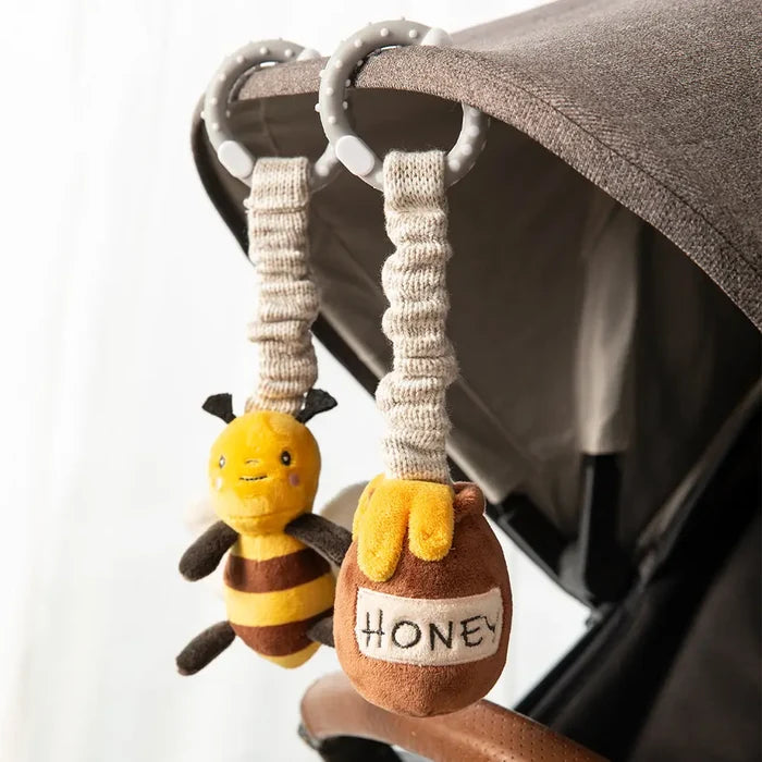 Living Textiles Bee & Honey Pot Stroller Toy