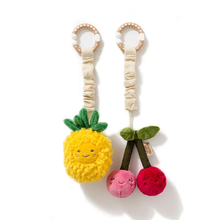 Living Textiles Pineapple & Cherries Stroller Toys