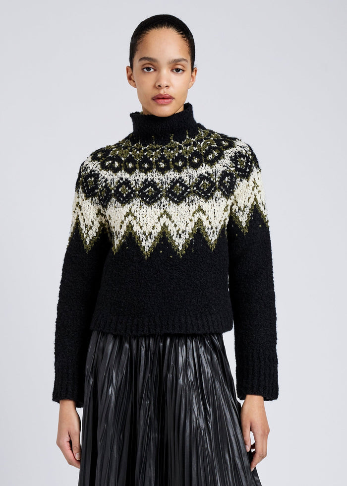 Lizzy Sweater (Black Multi)