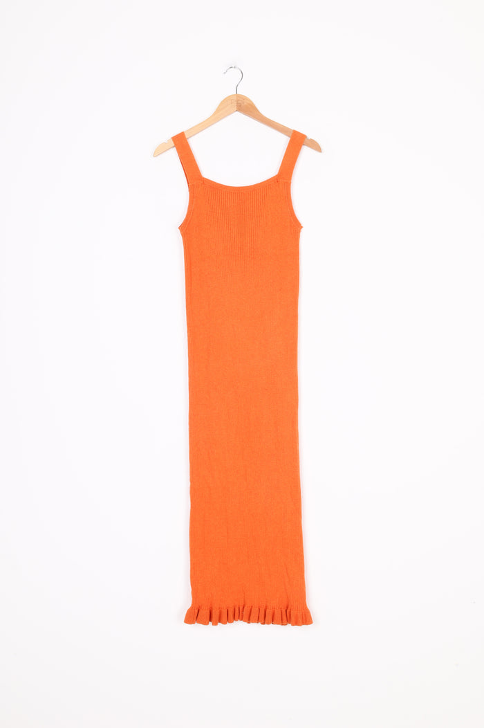 Lonely Womens Orange Dress Size S