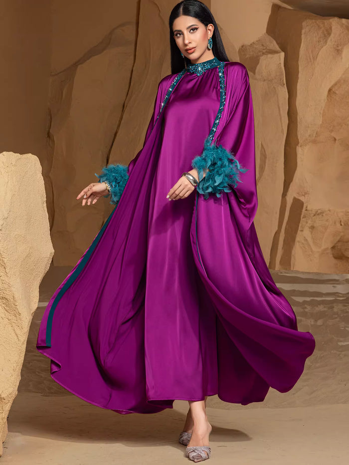 Long Sleeve Maxi Dress with Relaxed Fit – TAMER