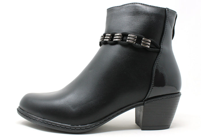 Loop Chain Ankle Boot