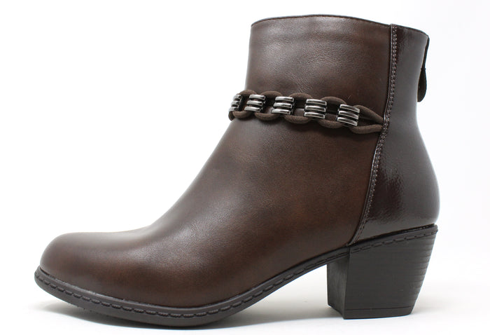 Loop Chain Ankle Boot