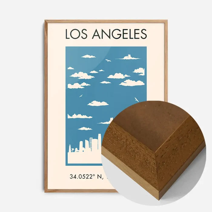21x30cm | 8¼ x 11¾in / Oak Wood Frame