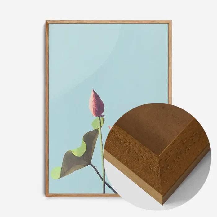 21x30cm | 8¼ x 11¾in / Oak Wood Frame
