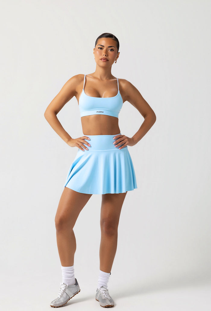 Lounge Tennis Skirt - Ice Blue Galaxy
