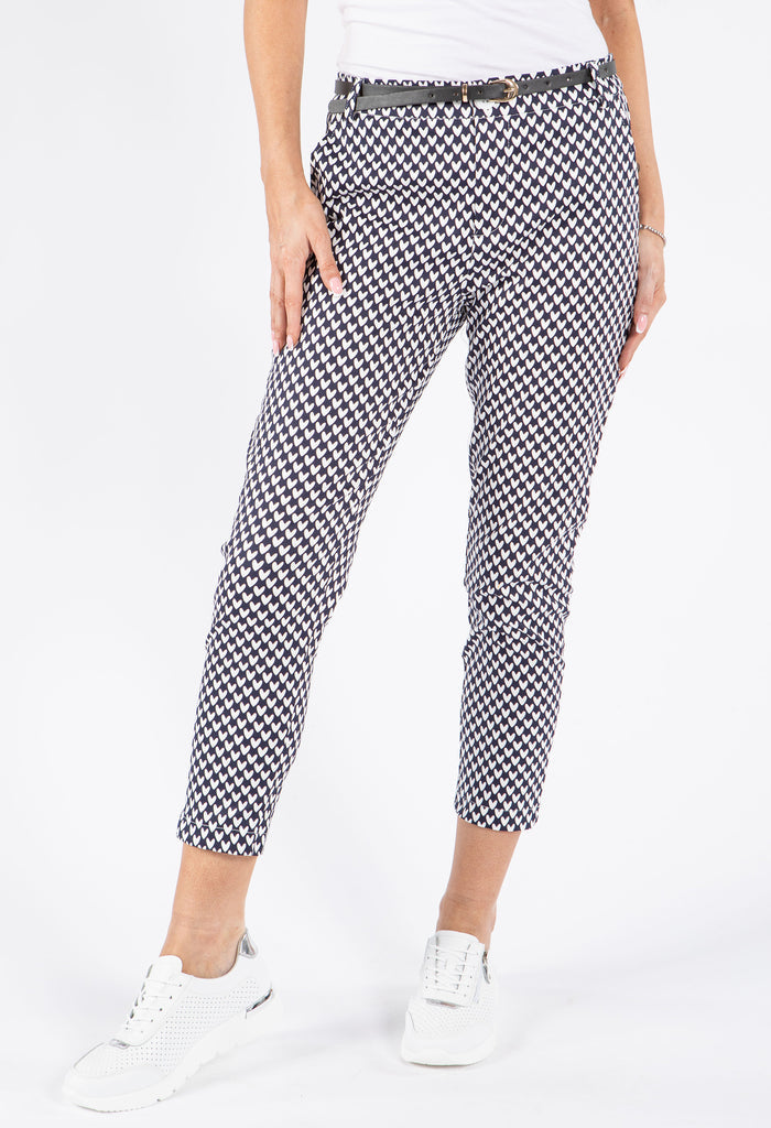 Love Heart Slim Fit Trousers