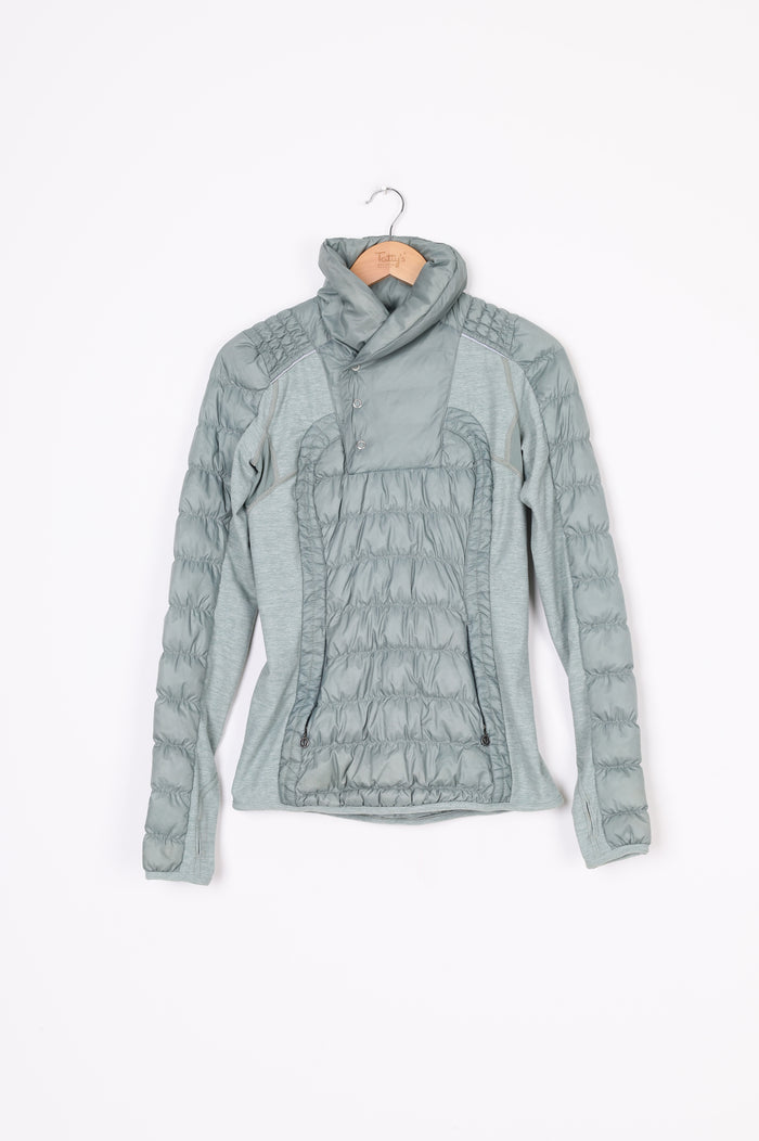 Lulu Lemon Womens Green Jumper Size 4