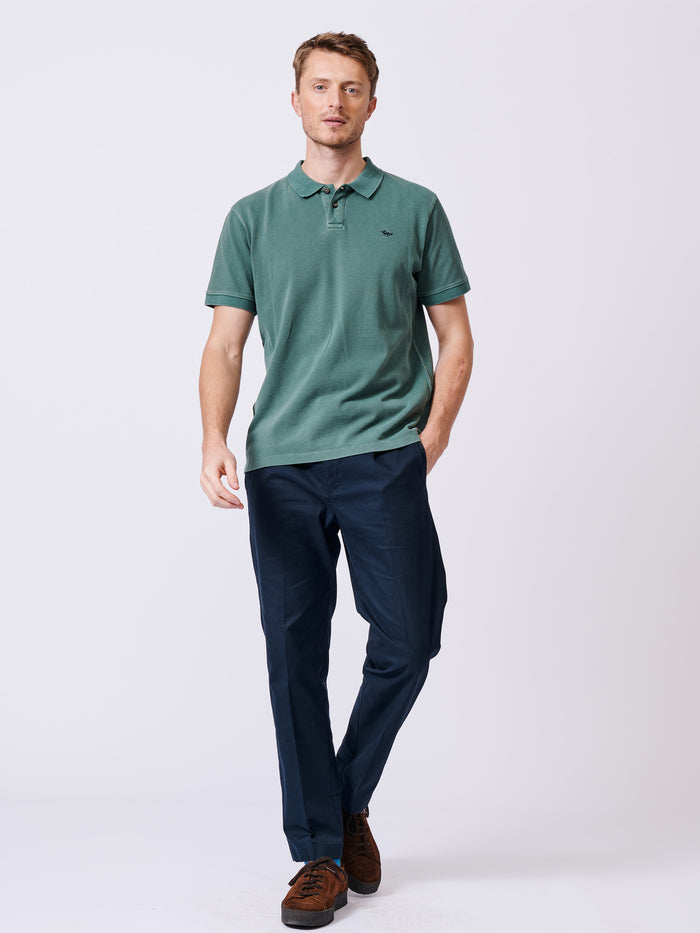 Aubin Jade Lusby Pique Polo | Pique Polo