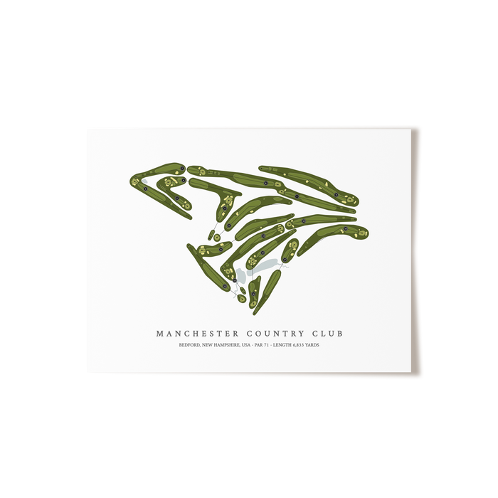 Manchester Country Club | Golf Course Print | Unframed