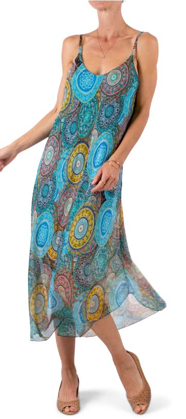 Mandalay Print Miele Midi