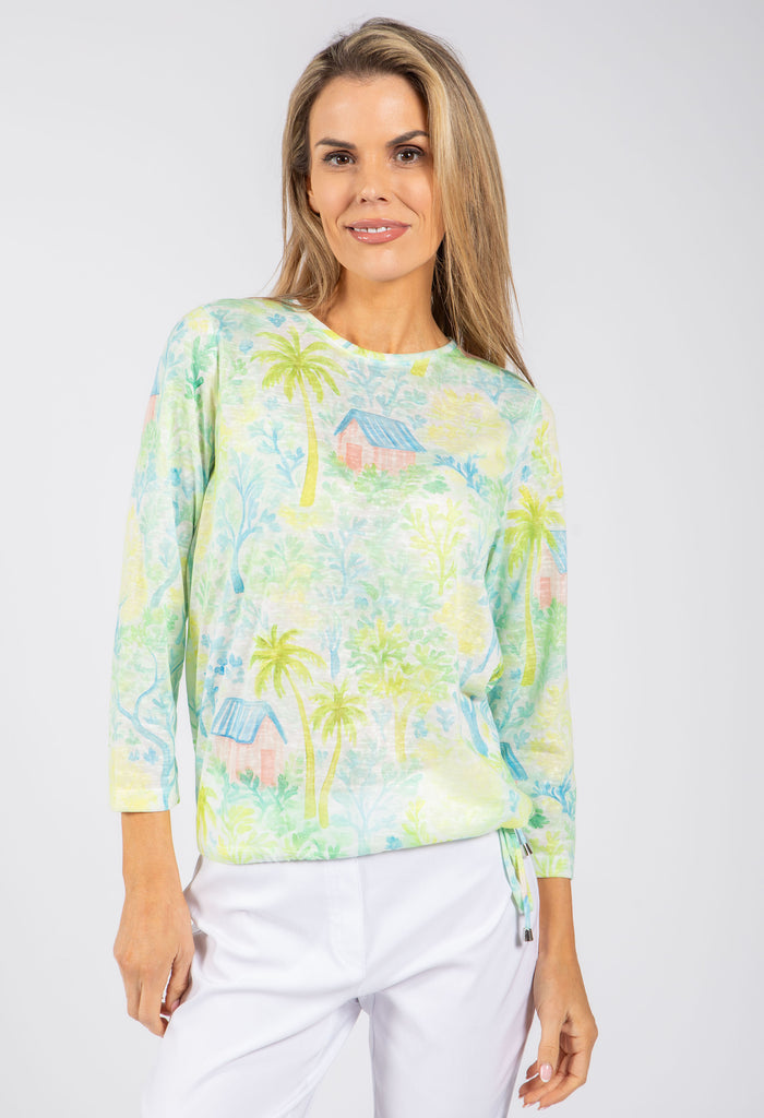 Mandarin Fine Knit Top