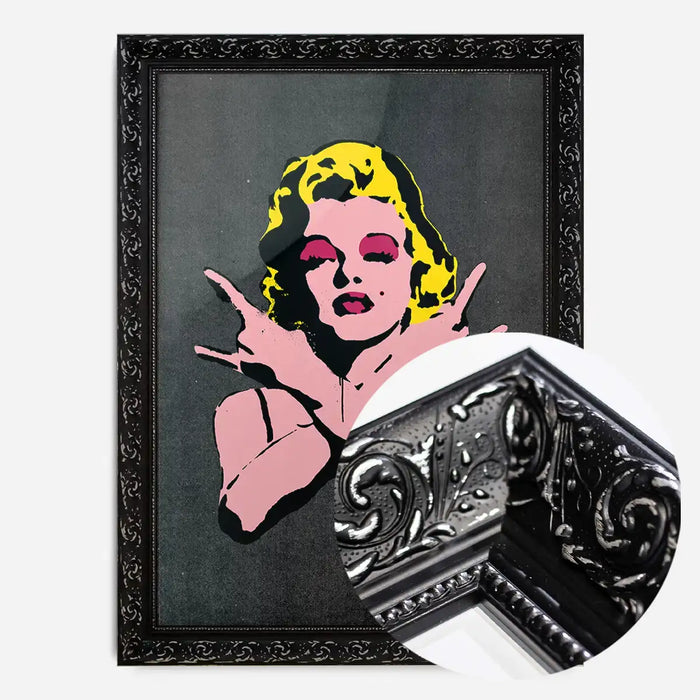 21x30cm | 8¼ x 11¾in / Black Ornate Frame