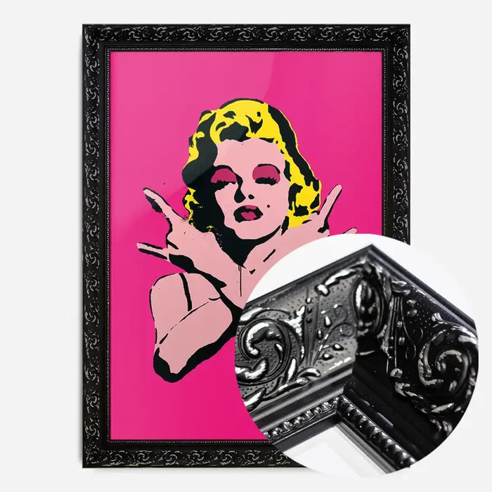 21x30cm | 8¼ x 11¾in / Black Ornate Frame
