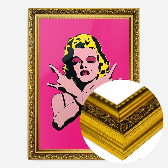 21x30cm | 8¼ x 11¾in / Gold Ornate Frame