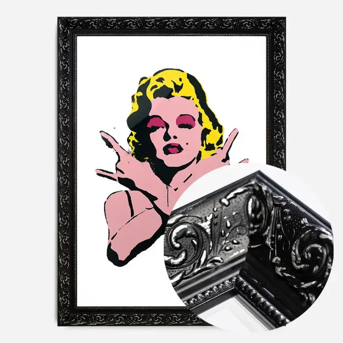 21x30cm | 8¼ x 11¾in / Black Ornate Frame