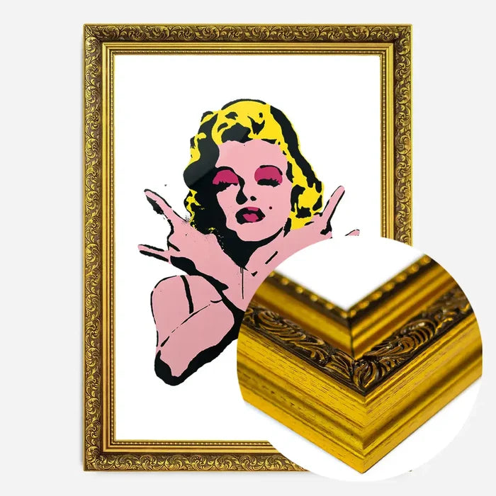 21x30cm | 8¼ x 11¾in / Gold Ornate Frame