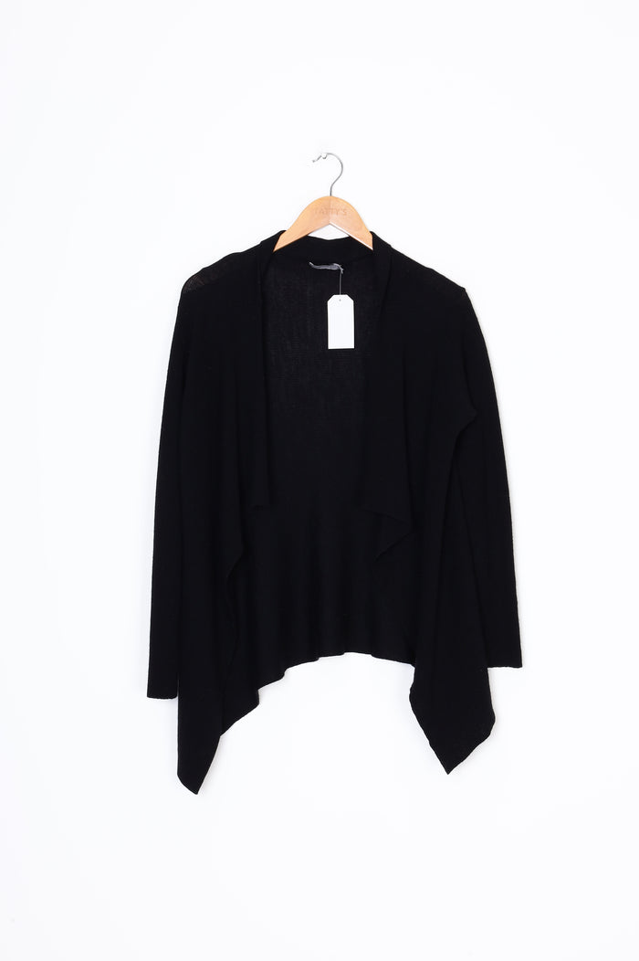 Marilyn Seyb Womens Black Cardigan Size 10