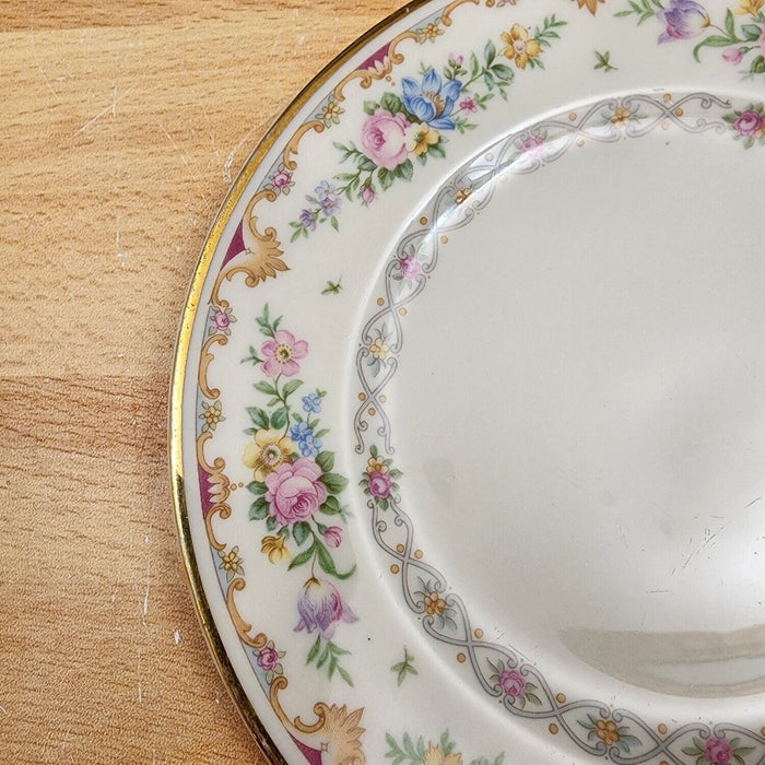 Marlene by Syracuse Bread & Butter 6.25" Ceramic Plate Old Ivory USA Made