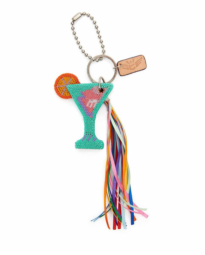 Martini Celebration Charm & Keychain by Consuela