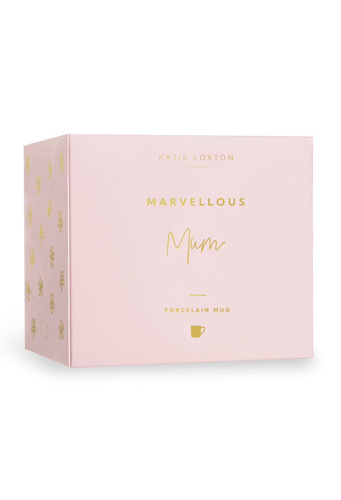 "MARVELLOUS MUM" BOXED PORCELAIN MUG