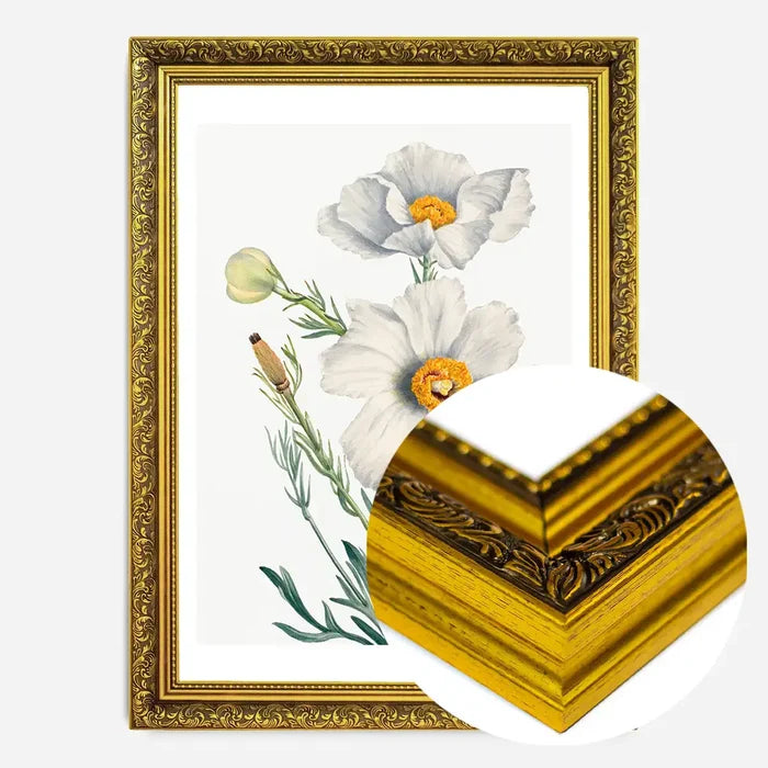 21x30cm | 8¼ x 11¾in / Gold Ornate Frame