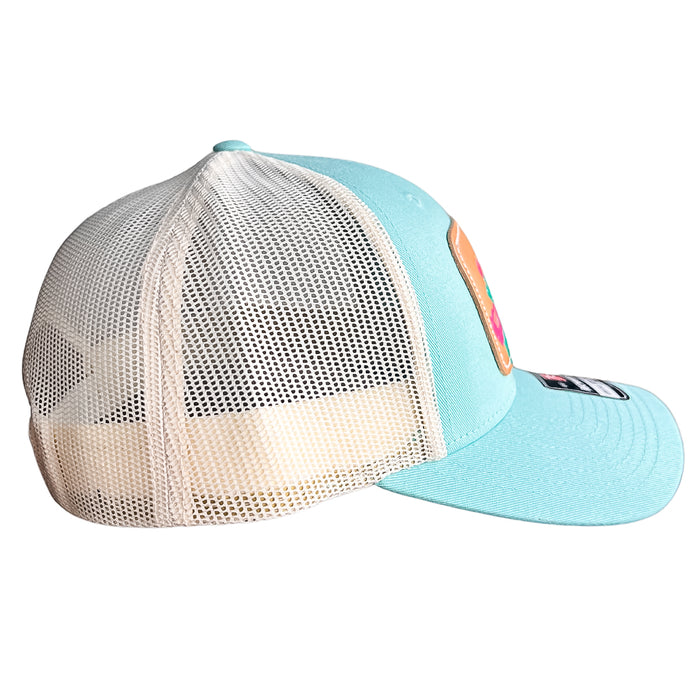 McIntire Saddlery Cactus Blossom Leather Patch Cap