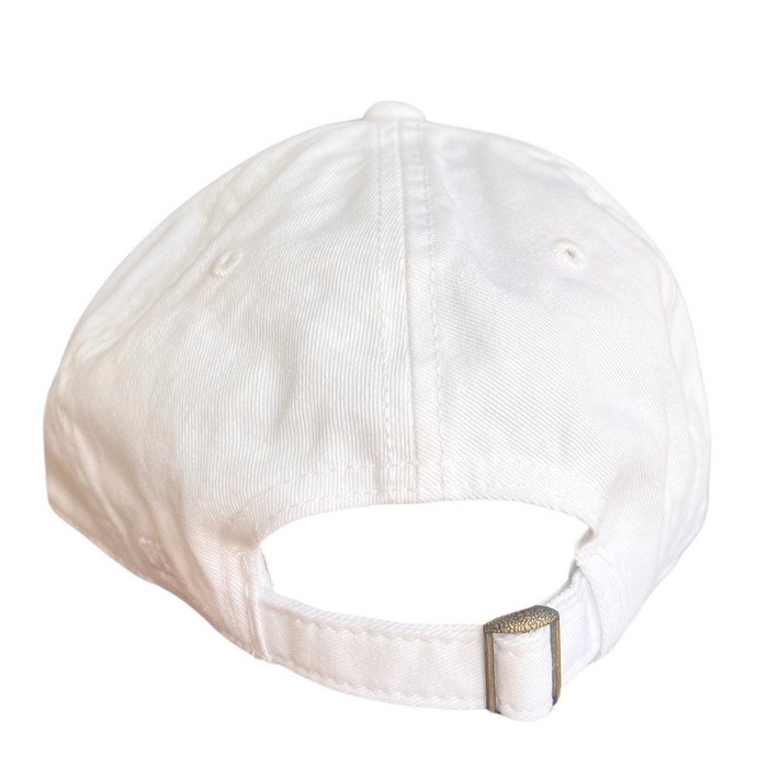 McIntire Saddlery Pink Squash Blossom Leather Patch Cap