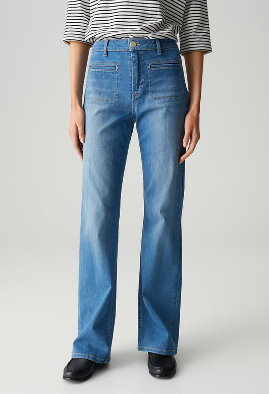 Melly Fresh Mid Rise Flared Jeans