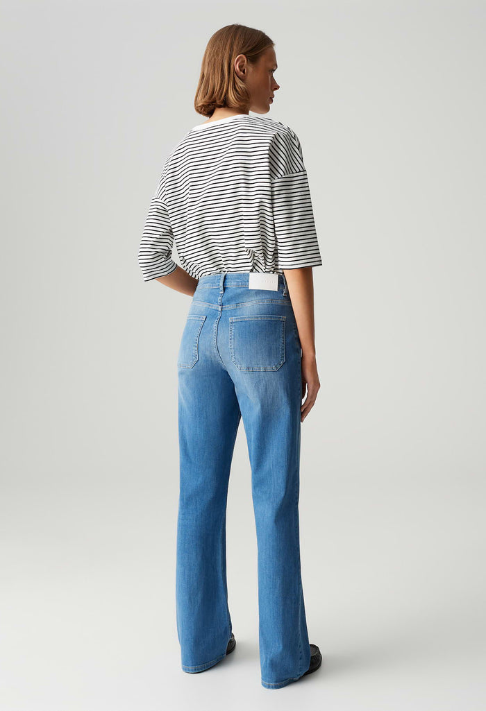 Melly Fresh Mid Rise Flared Jeans