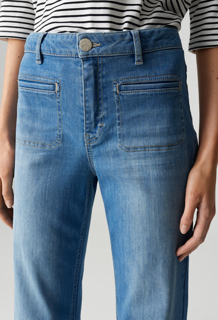 Melly Fresh Mid Rise Flared Jeans