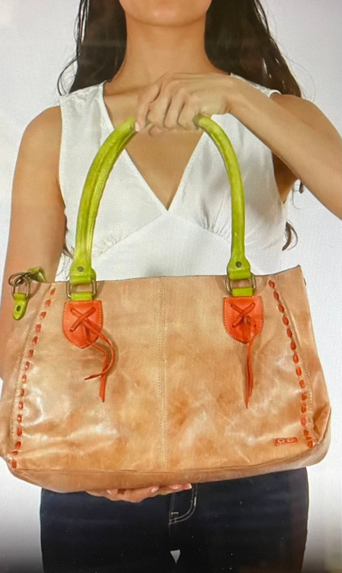 Melon Rustic Rockababy Satchel