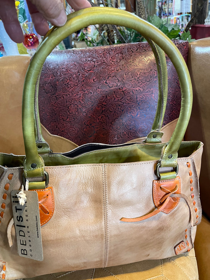 Melon Rustic Rockababy Satchel