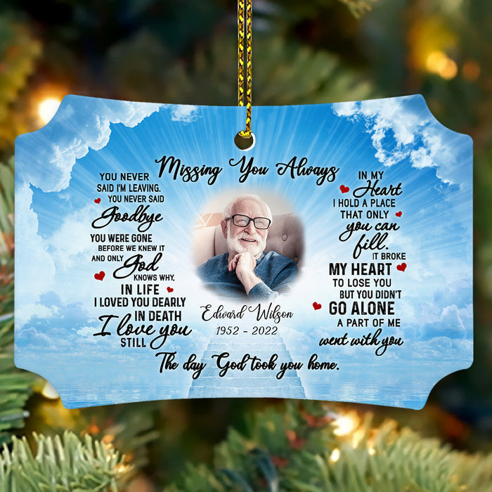 memorial ornaments with picture