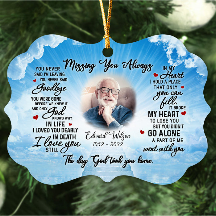 memorial ornaments with picture