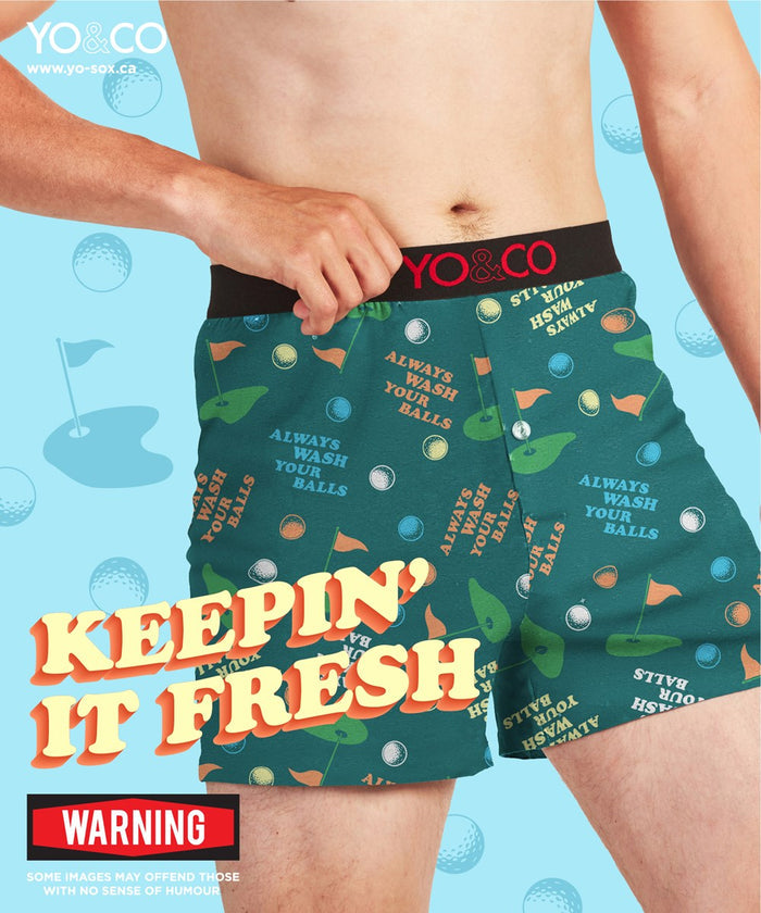 Men's Boxer - Wash Your Balls