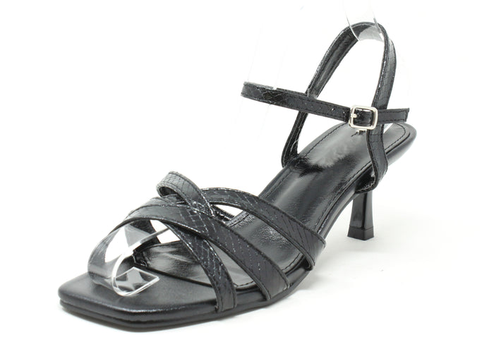Metallic Snake Design Heel
