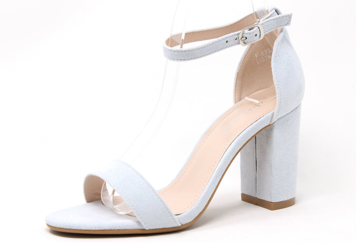 Microfibre Block Heel