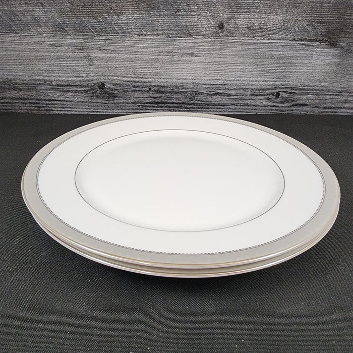 Mikasa Platinum Crown Salad Plate Set of 2 White Tableware 8 1/4" L3428