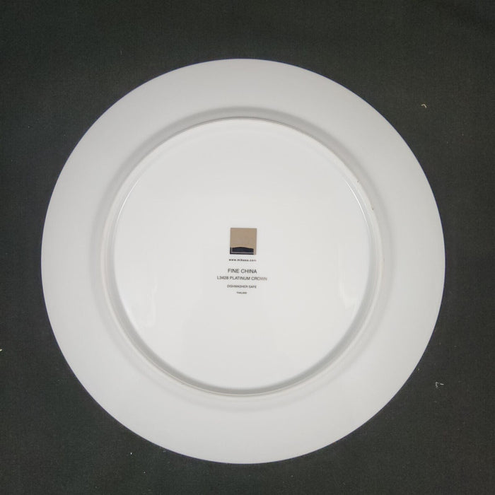 Mikasa Platinum Crown Salad Plate Set of 2 White Tableware 8 1/4" L3428