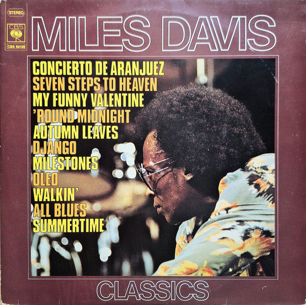 Miles Davis - Classics (LP) [Europe] RP (Very Good Plus (VG+))