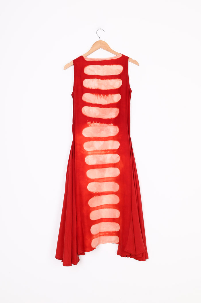 Miranda Brown Womens Red Dress Size 10