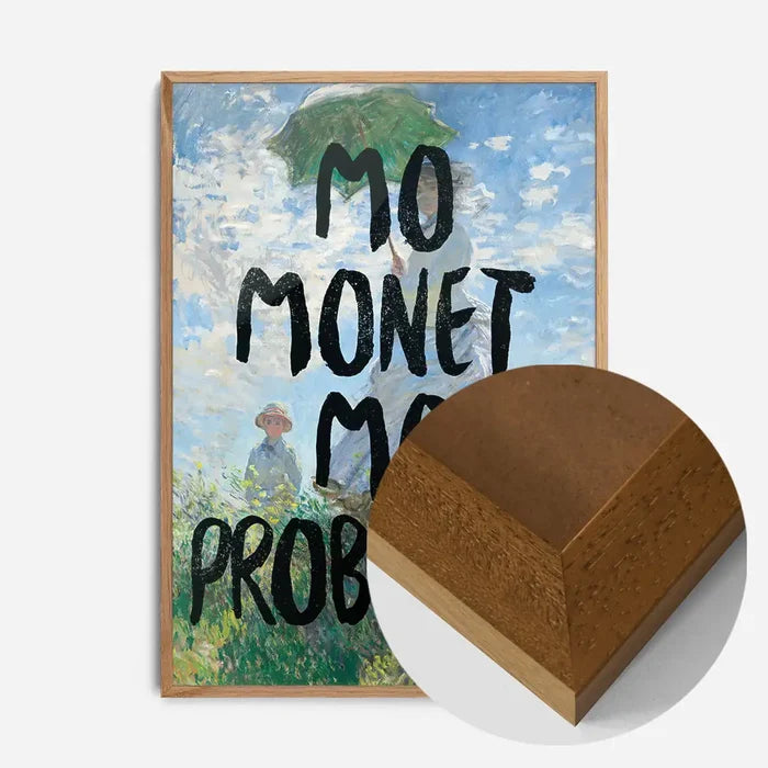 21x30cm | 8¼ x 11¾in / Oak Wood Frame